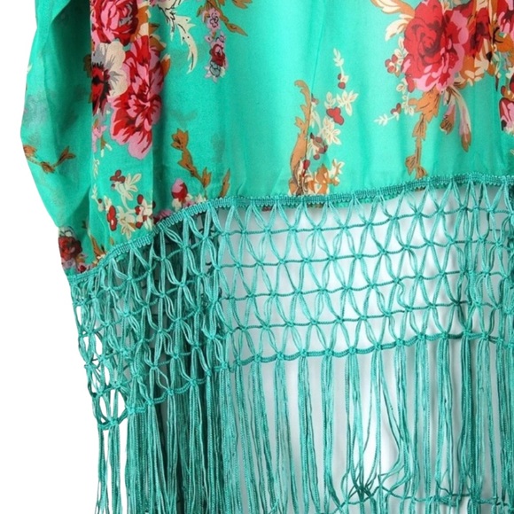 Floral Kimono Cover-Up - Picture 5 of 8